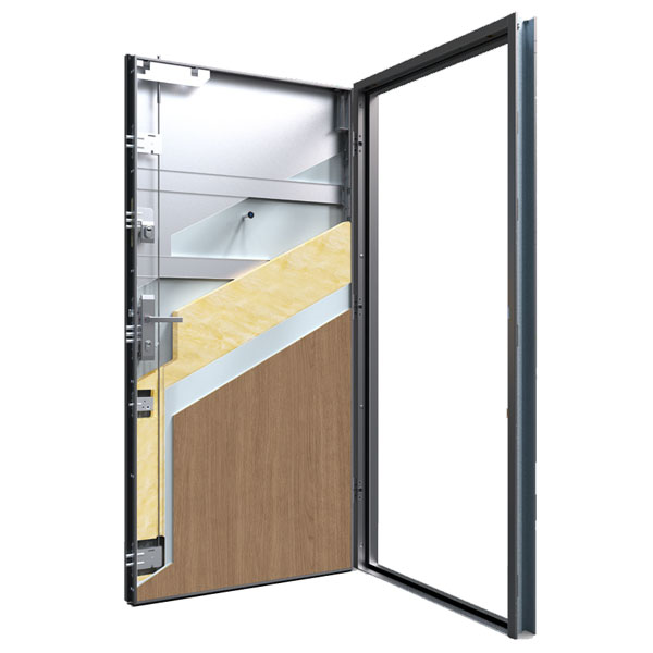 Protuprovalna vrata GERDA | model Harmony RC3 46dB | MDF Roble sinatra - Slika 2